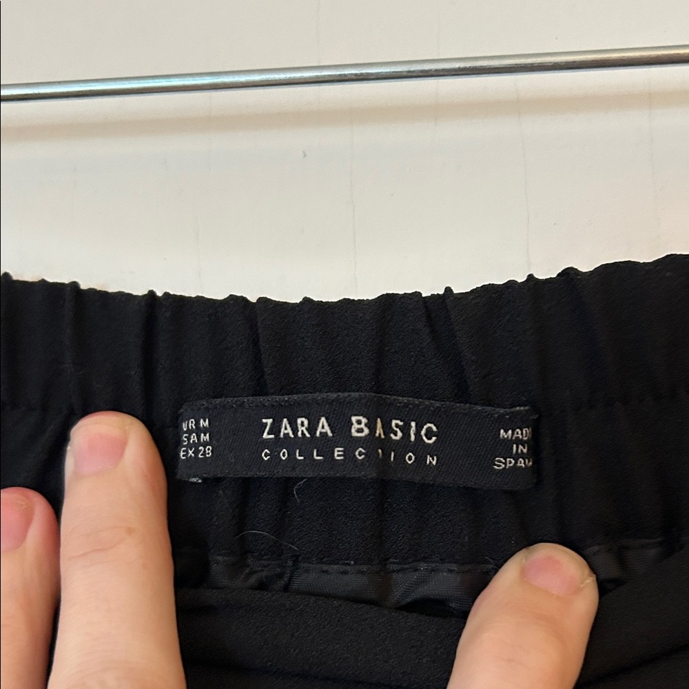 Zara Classic Basic Collection Black Pants - image 2